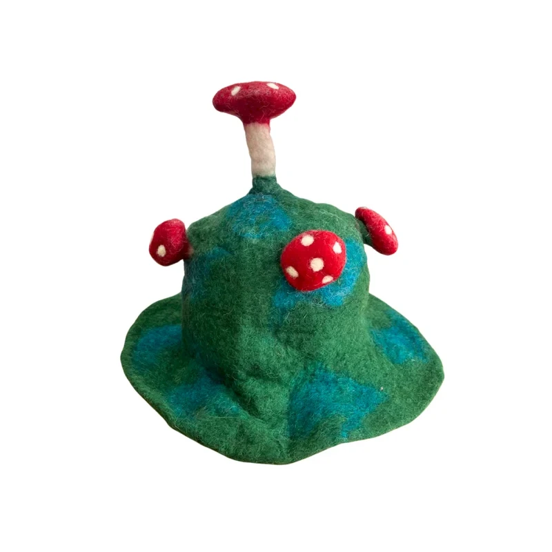 chapeu-de-cogumelo-feltro-verde-musgo