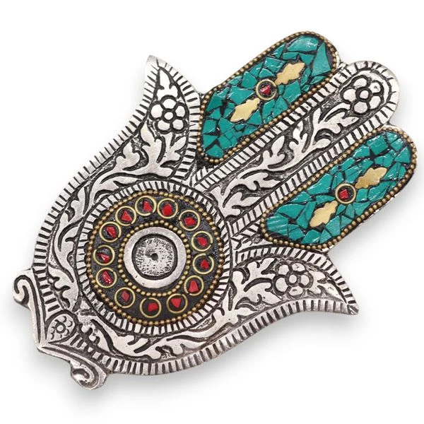 suporte-para-incenso-hamsa-verde-pequeno