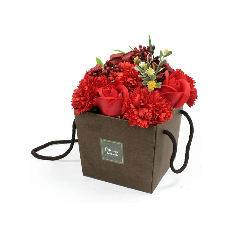 bouquet-de-flores-de-sabao-rosa-vermel